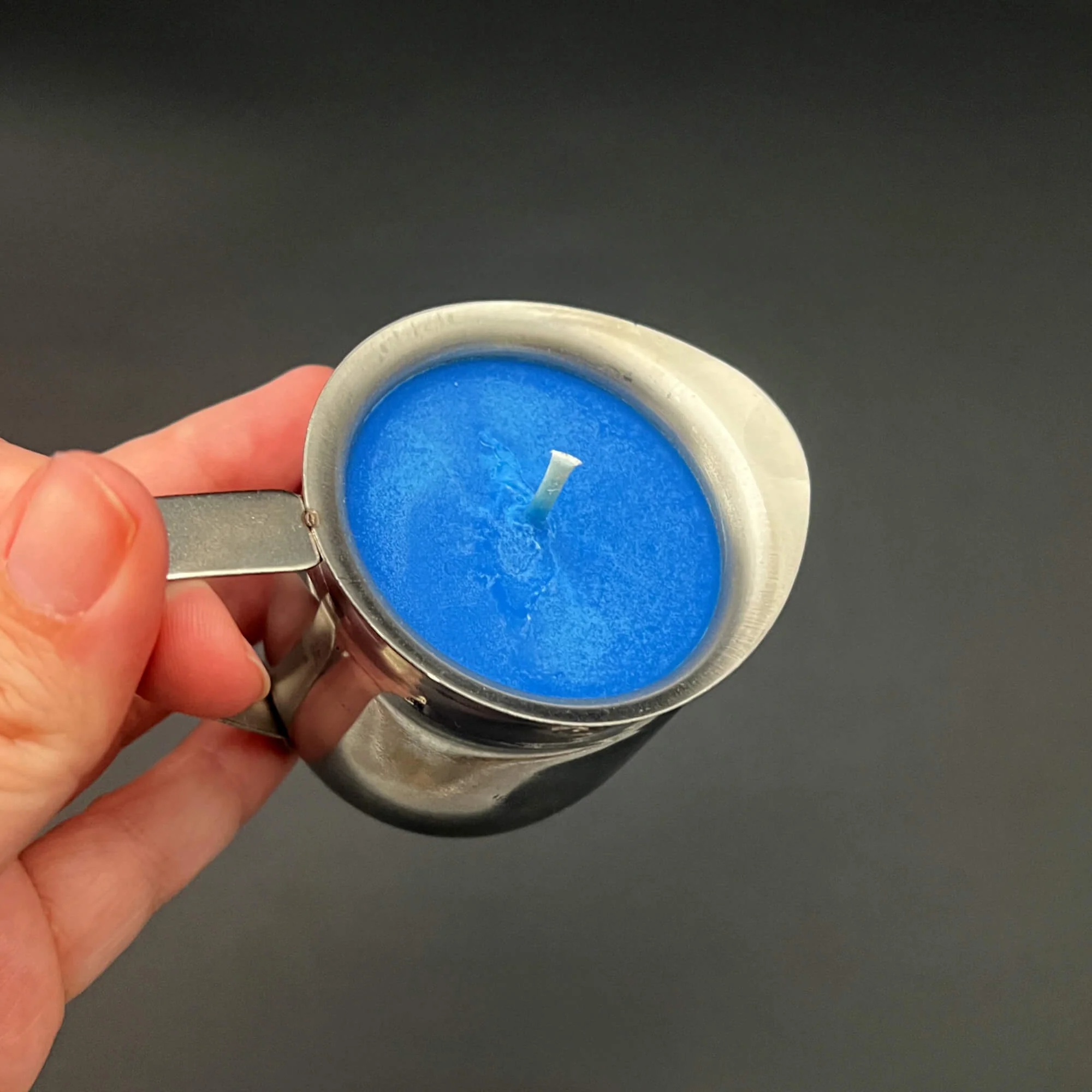 Blue Soy Wax Play Candle - Image 3