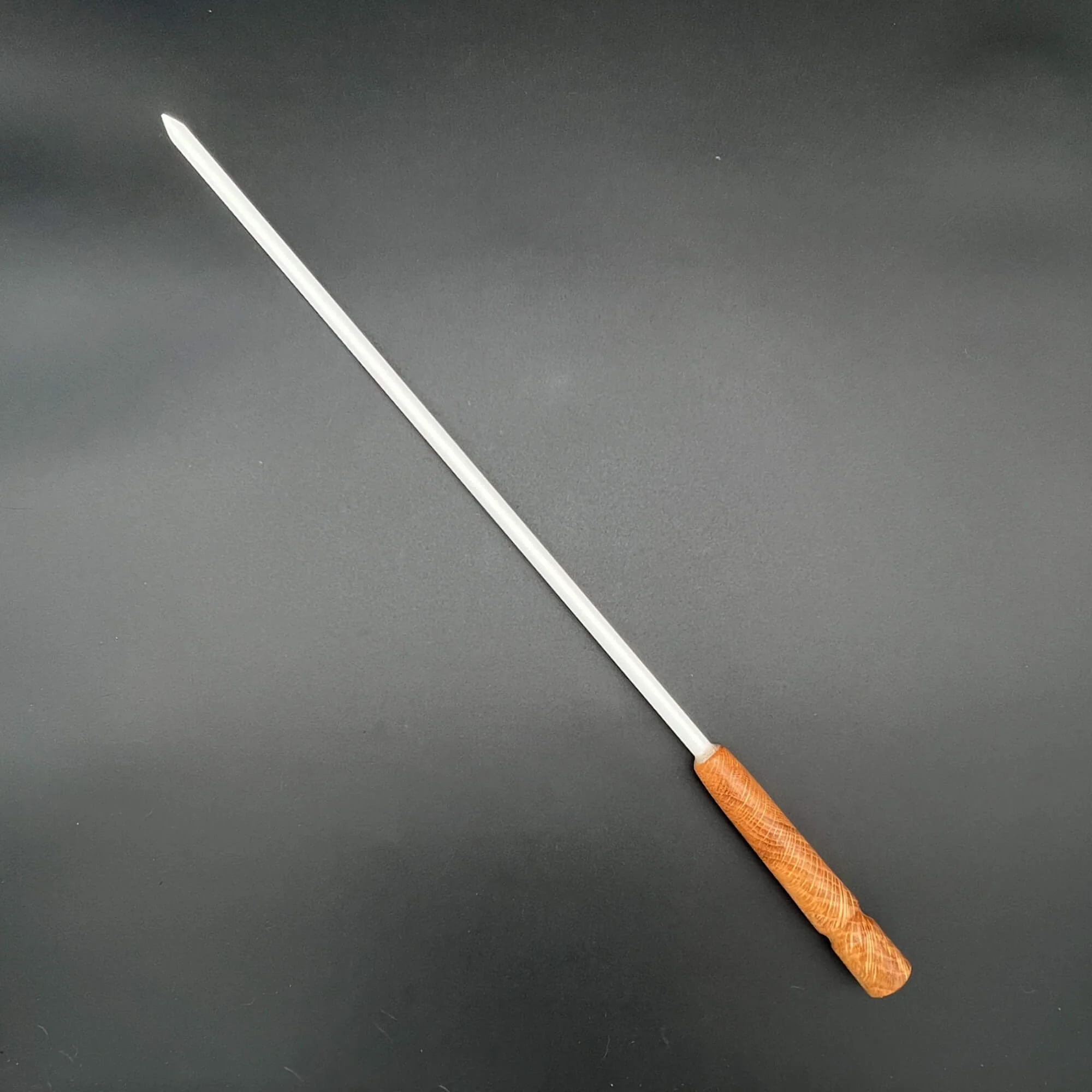3/8 Inch Delrin Cane with Exotic Wood Handle - Image 6