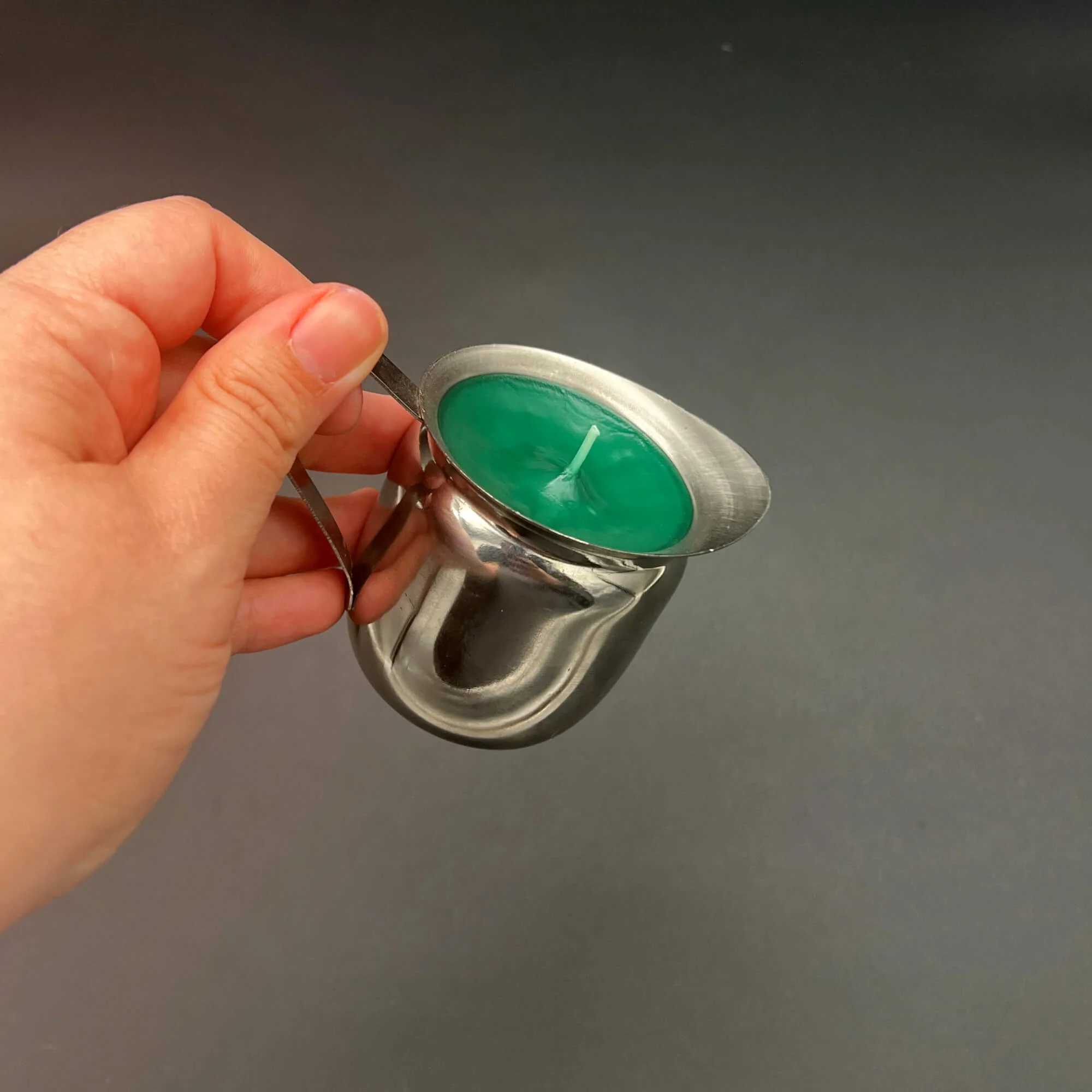 Green Paraffin Wax Play Candle - Image 3