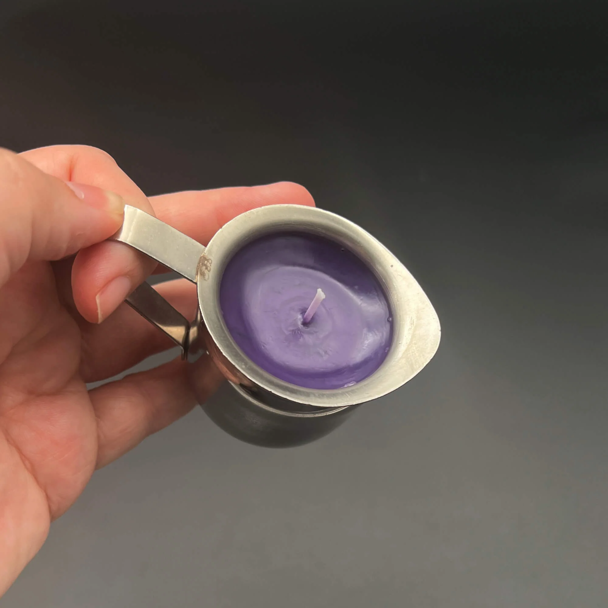 Purple Paraffin Wax Play Candle - Image 3