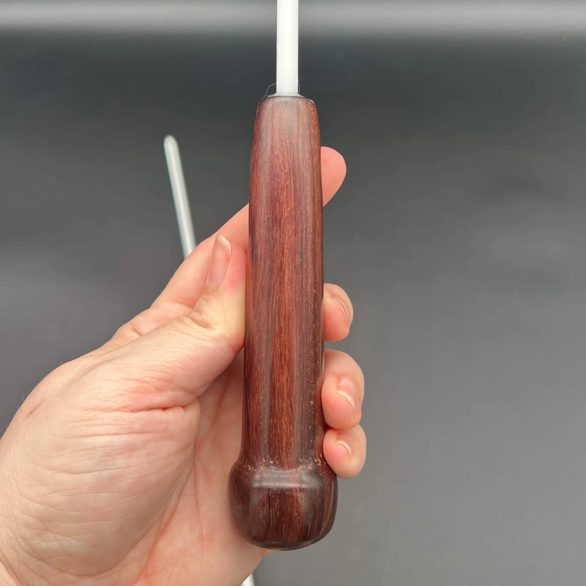 1/4 inch Delrin Cane with Exotic Wood Handle - Image 3
