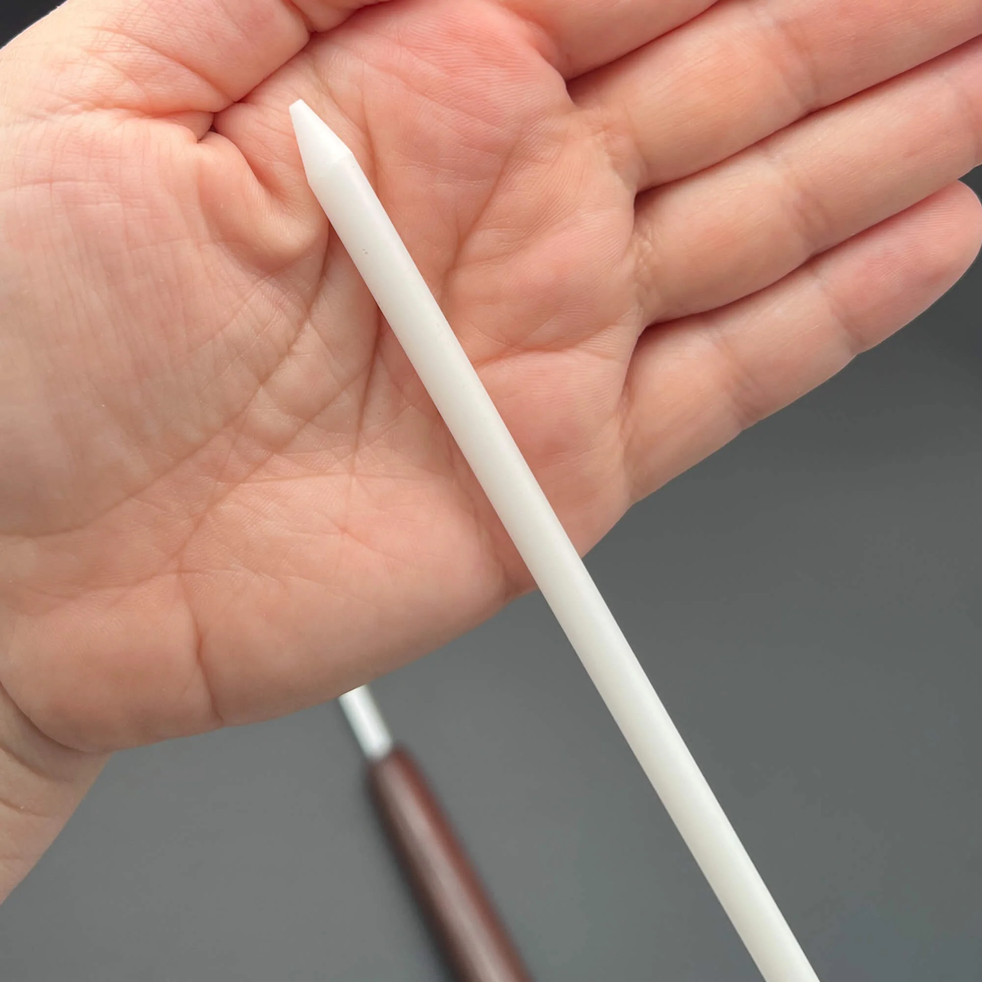 1/4 inch Delrin Cane with Exotic Wood Handle - Image 4