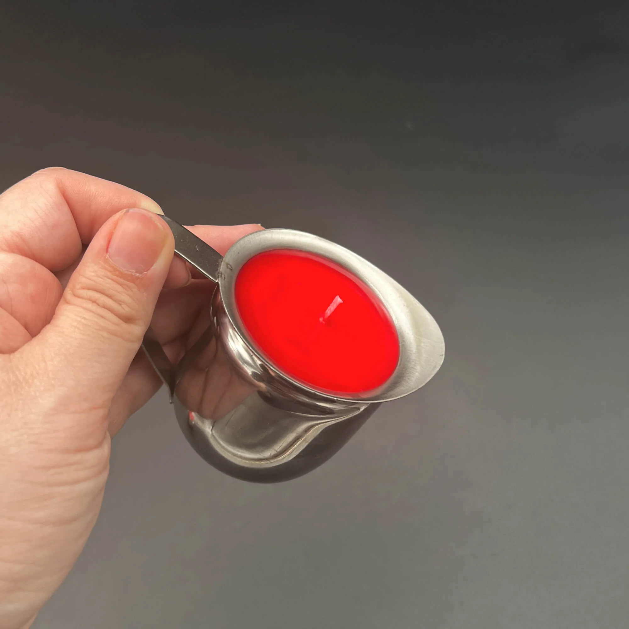 Red Paraffin Wax Play Candle - Image 2