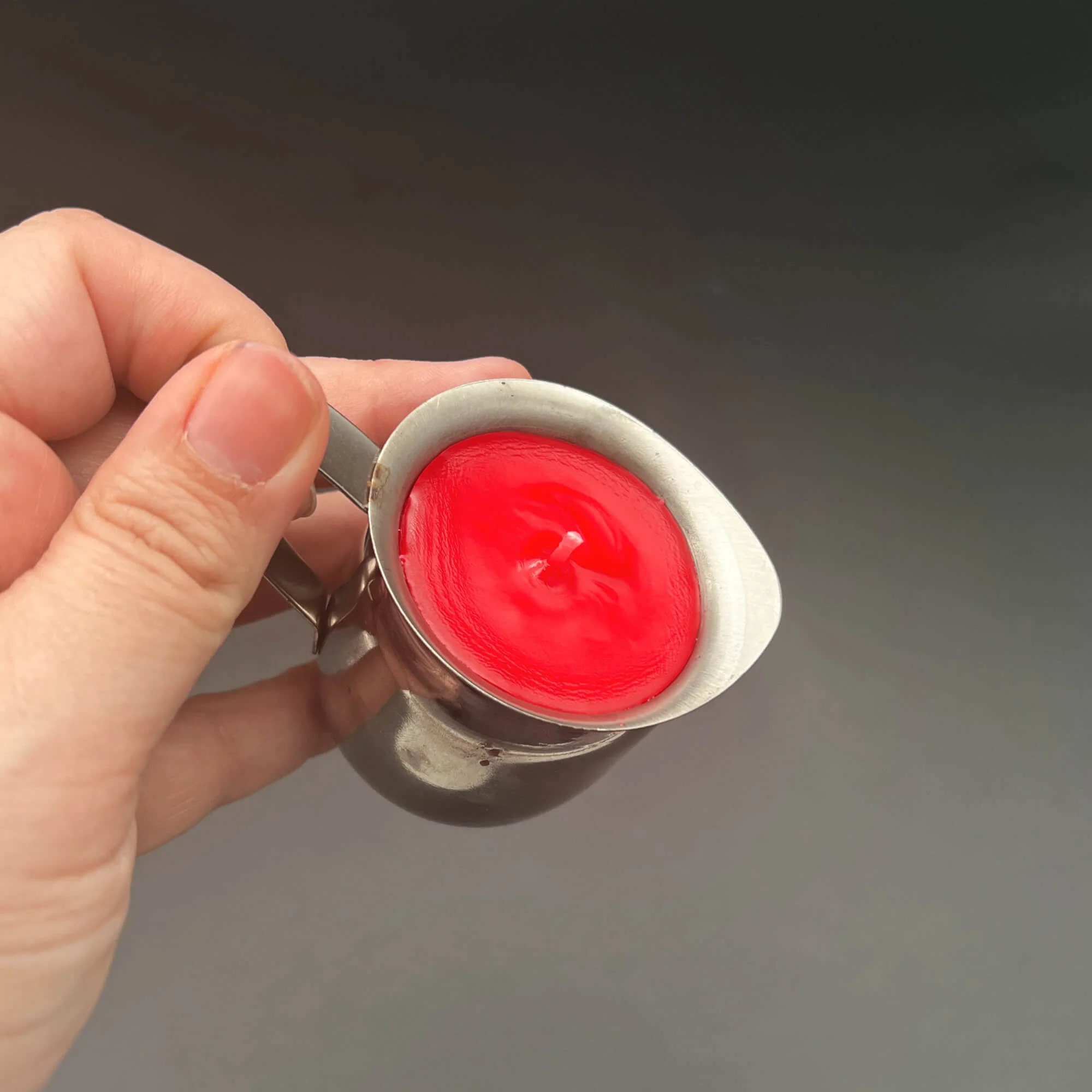 Red Paraffin Wax Play Candle - Image 3